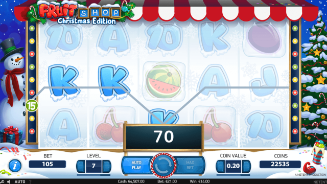 Бонусная игра Fruit Shop Christmas Edition 7