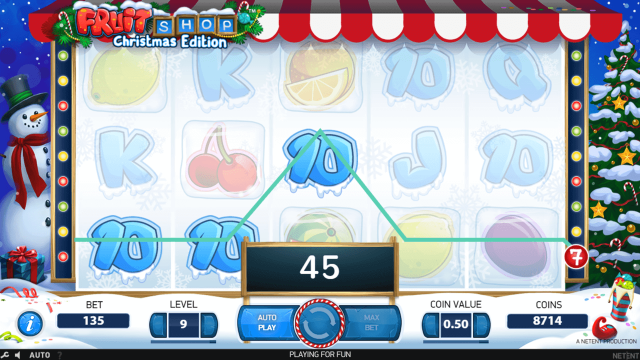 Игровой интерфейс Fruit Shop Christmas Edition 8