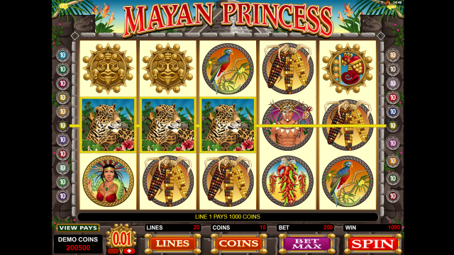 Бонусная игра Mayan Princess 7