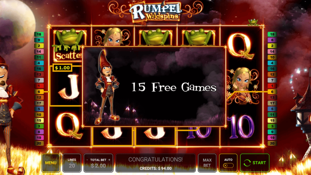 Бонусная игра Rumpel Wildspins 10