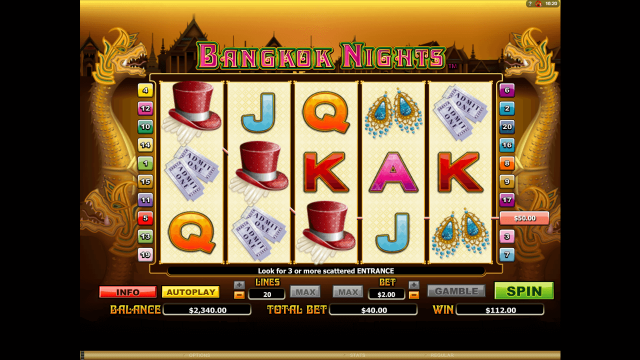 Бонусная игра Bangkok Nights 4